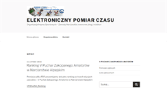 Desktop Screenshot of pomiarczasu.pl